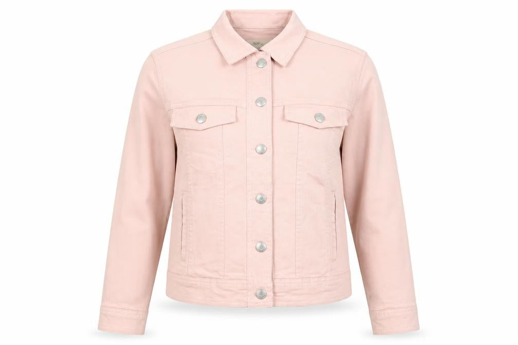 Womens UK Size 8 Threadbare Pink Basic Jacket