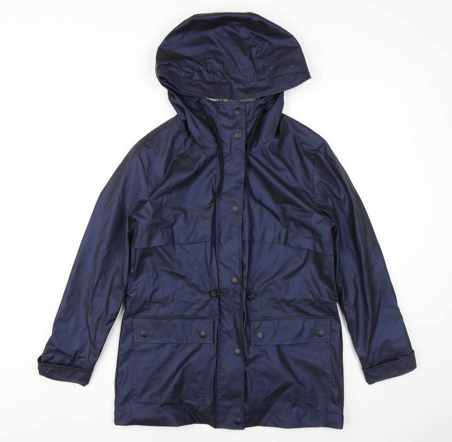 Womens UK Size 8 Plus NEXT Blue Parka Coat