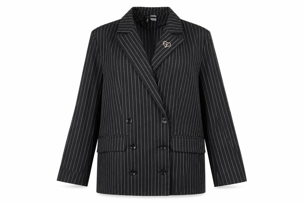 Womens UK Size 10 H&M Regular Black Suit Jacket