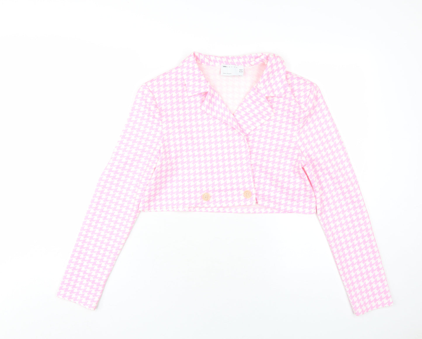Womens UK Size 10 ASOS Pink Basic Jacket