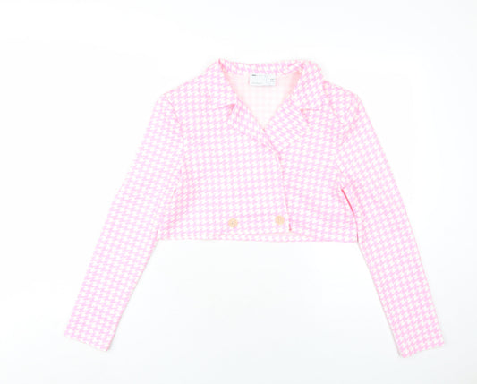Womens UK Size 10 ASOS Pink Basic Jacket