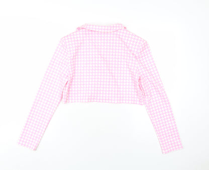 Womens UK Size 10 ASOS Pink Basic Jacket