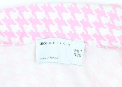 Womens UK Size 10 ASOS Pink Basic Jacket