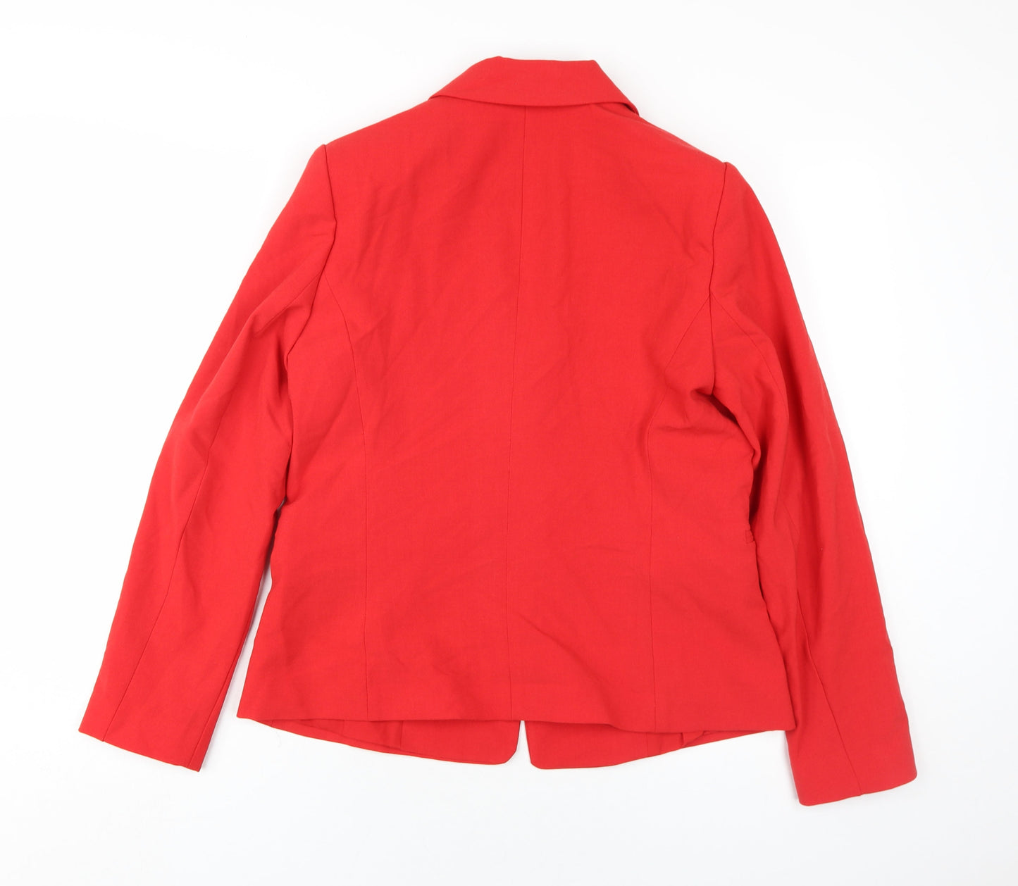 Camaieu Women's Red Blazer - Size 12, Business Wear