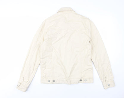 ASOS DESIGN Men's Beige Denim Jacket S