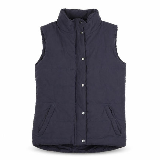 Red Fleece Women's Blue Padded Gilet Casual UK 8