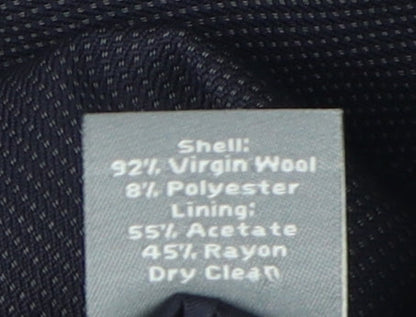 Ann Taylor Women's Blue Wool Suit Jacket Size 12