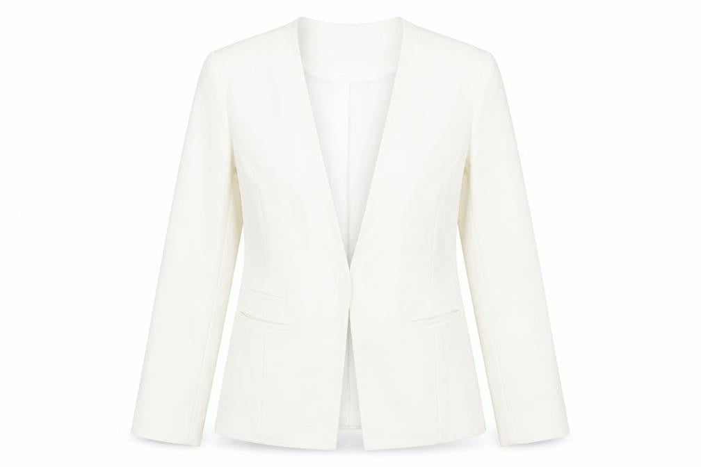 Womens UK Size 12 Wallis Ivory Basic Jacket