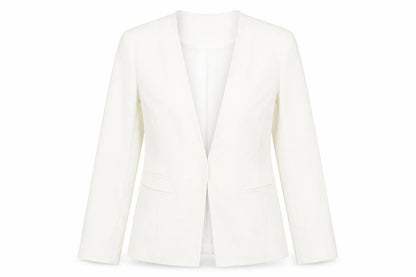 Womens UK Size 12 Wallis Ivory Basic Jacket