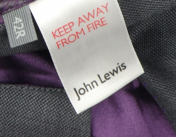 Mens UK Size 42 John Lewis Regular Grey Suit Jacket