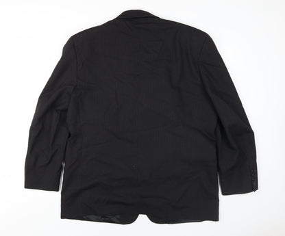 Mens UK Size 44 Daniel Hechter Regular Black Suit Jacket