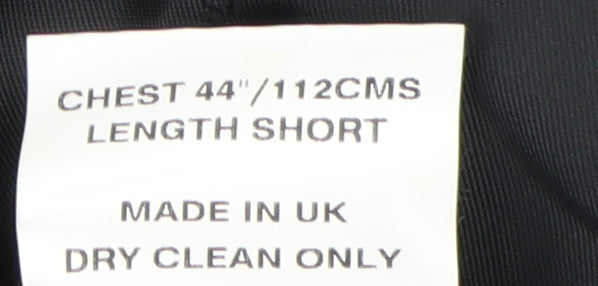 Mens UK Size 44 Daniel Hechter Regular Black Suit Jacket
