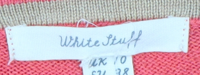 Womens UK Size 10 White Stuff Pink Jumper Jumper
