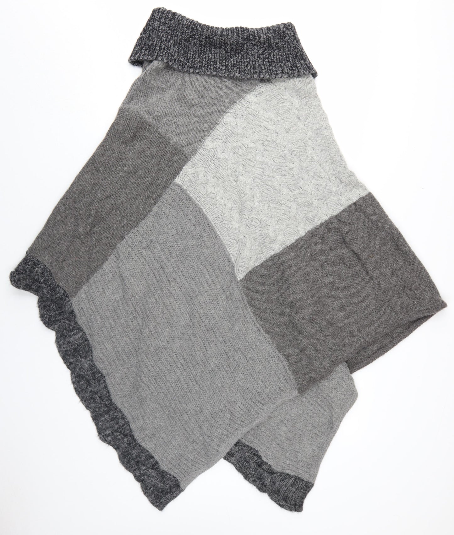 Womens UK Size S/M Phase Eight Grey Cape Jumper