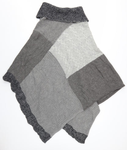 Womens UK Size S/M Phase Eight Grey Cape Jumper