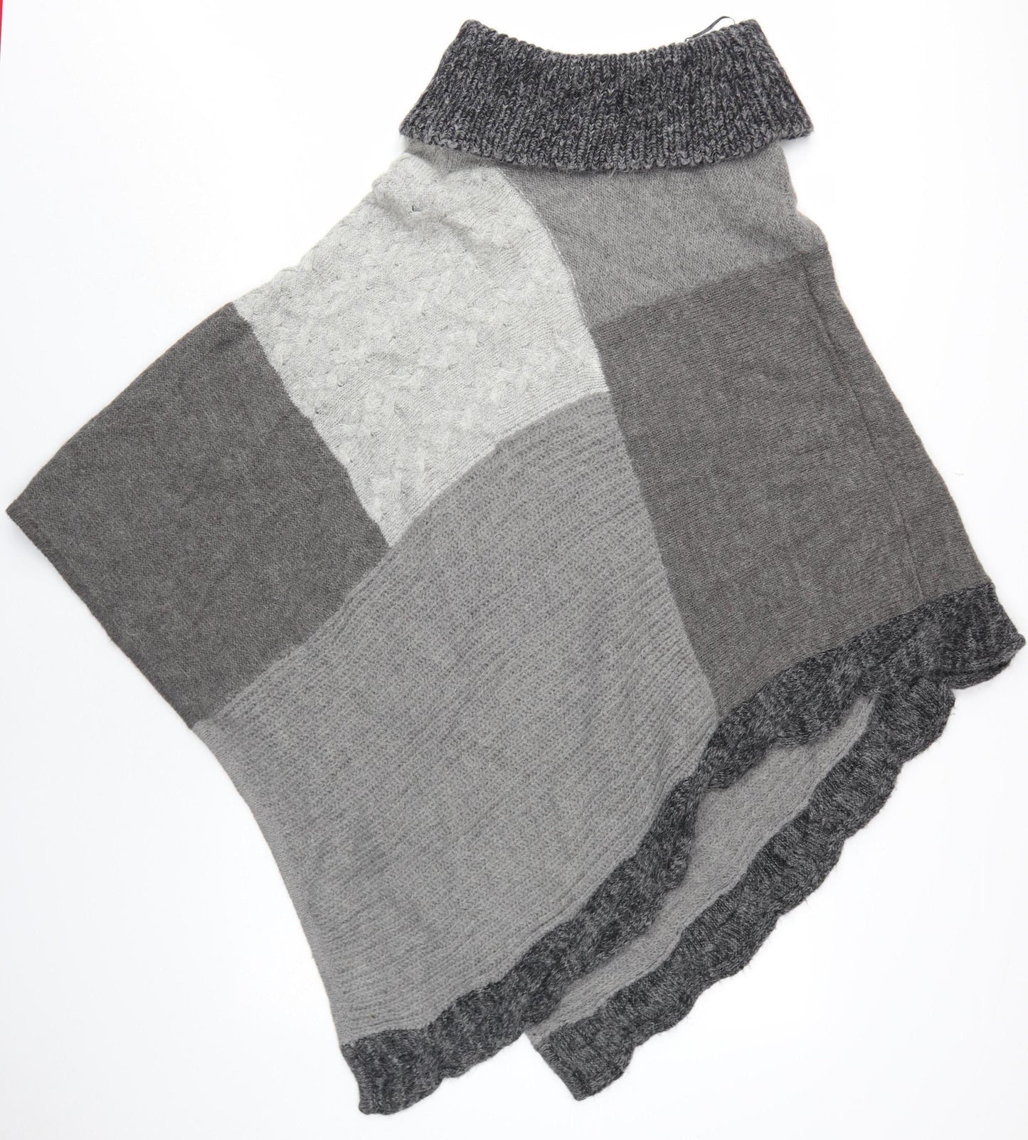 Womens UK Size S/M Phase Eight Grey Cape Jumper