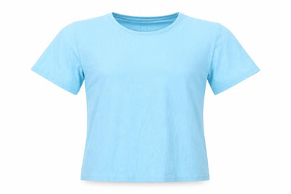 Womens UK Size M EWM Blue Basic T-Shirt