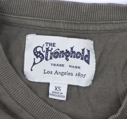 The Stronghold Men's XS Green Crew Neck T-Shirt