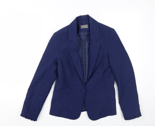 Oasis Women's Blue Slim Fit Blazer UK 6