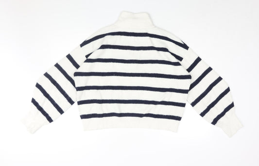 Womens UK Size L French Connection Multicoloured Pullover Jumper