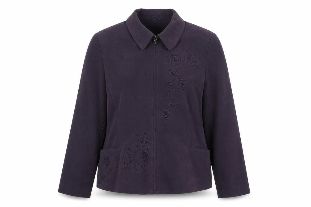 Womens UK Size 16 EWM Purple Basic Jacket