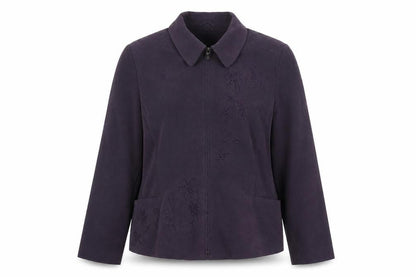 Womens UK Size 16 EWM Purple Basic Jacket