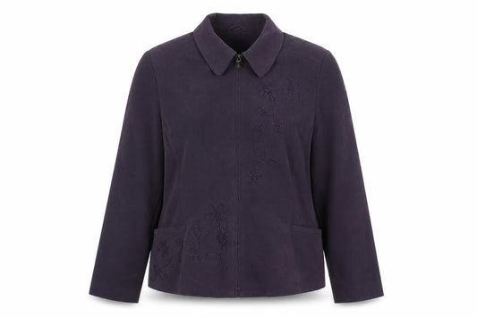 Womens UK Size 16 EWM Purple Basic Jacket