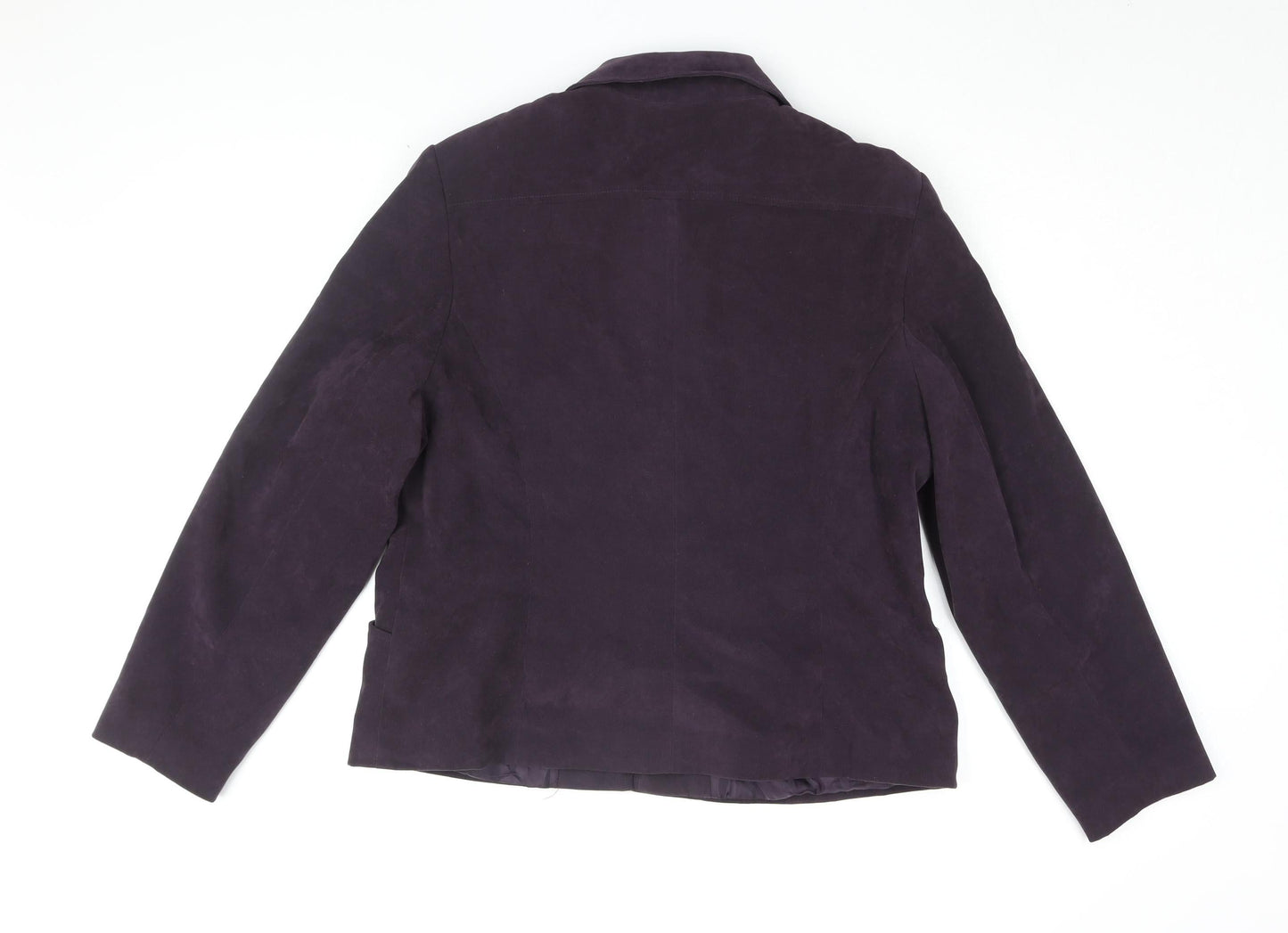 Womens UK Size 16 EWM Purple Basic Jacket