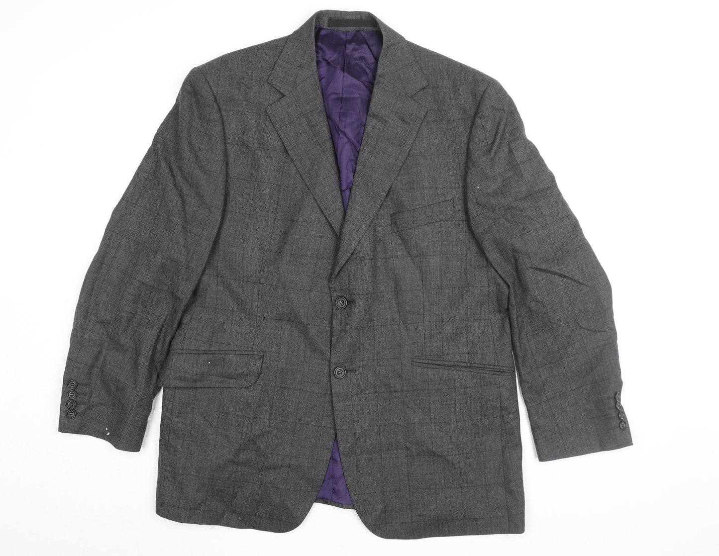 Mens UK Size 42 Marks and Spencer Regular Grey Suit Jacket