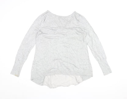 Womens UK Size 12 Mint Velvet Grey Tunic Blouse