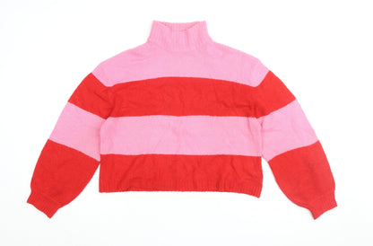 Womens UK Size M Brave Soul Multicoloured Pullover Jumper