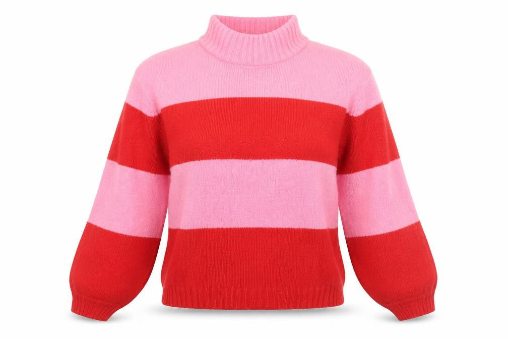 Womens UK Size M Brave Soul Multicoloured Pullover Jumper