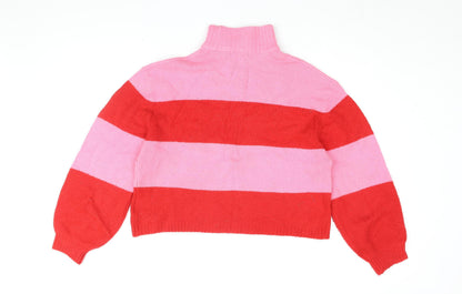 Womens UK Size M Brave Soul Multicoloured Pullover Jumper