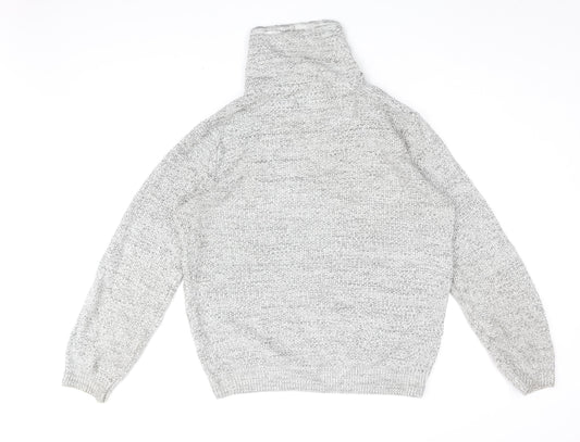 Firetrap Men's Grey Hooded Pullover Jumper, 2XL