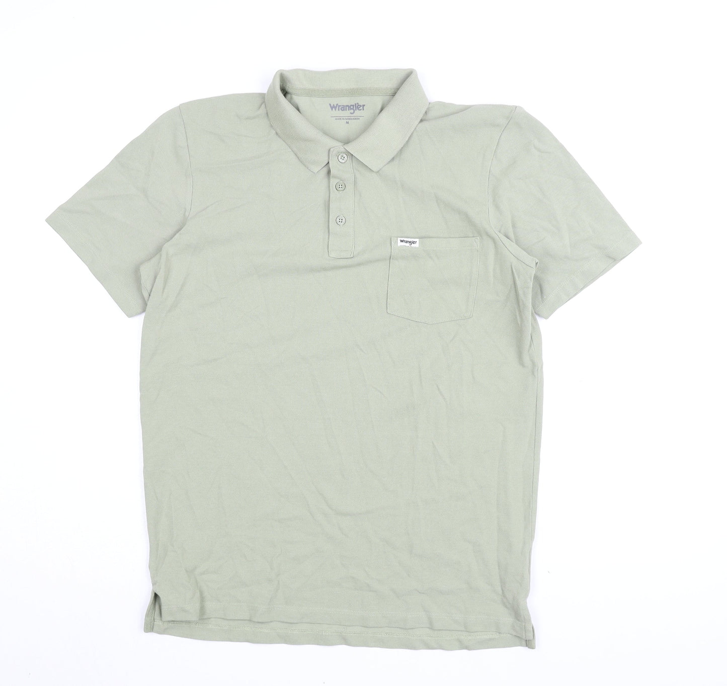 Mens UK Size M Wrangler Cotton Polo Shirt