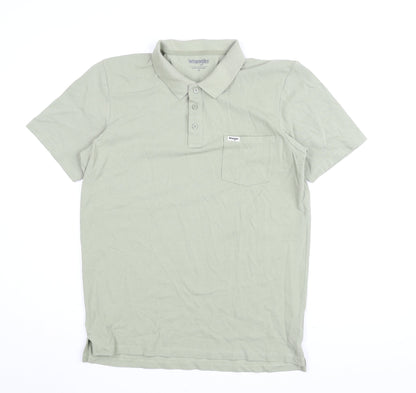Mens UK Size M Wrangler Cotton Polo Shirt