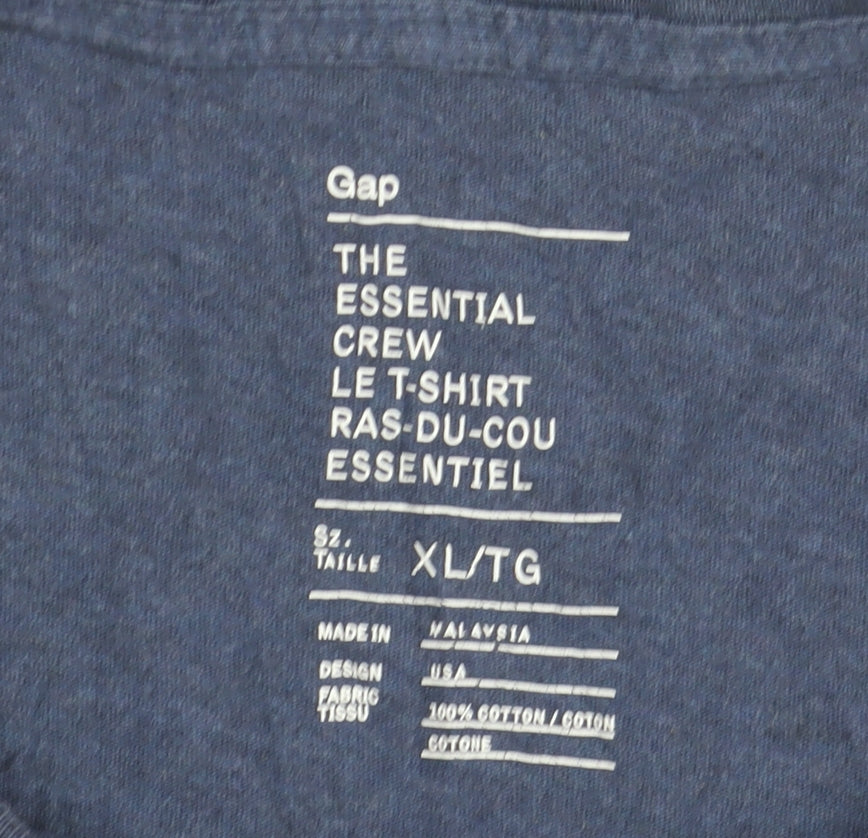 Mens UK Size XL Gap Blue  T-Shirt