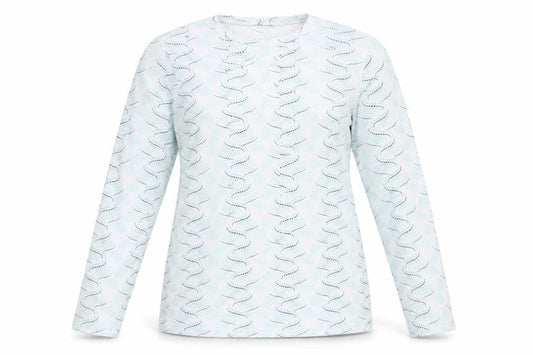 Front view of Crivit Women's Multicoloured Long Sleeve Top