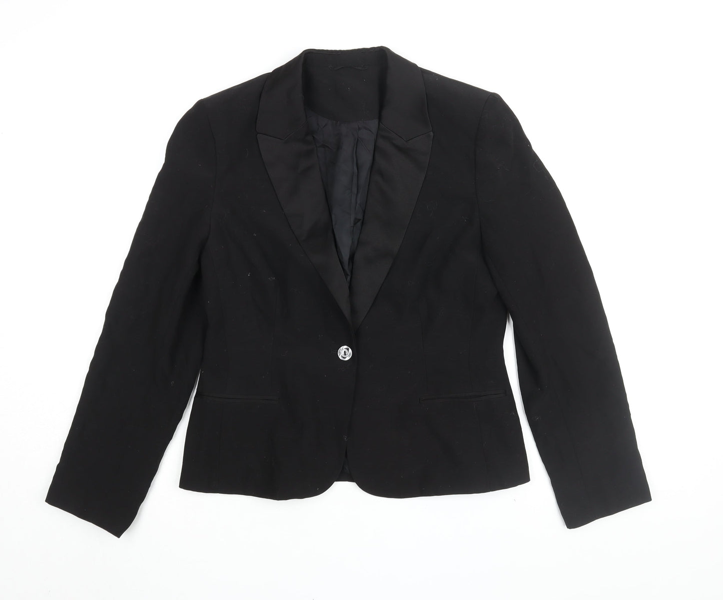 Principles Women's Black Blazer Jacket Size 12