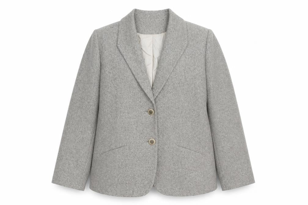 Womens UK Size 16 Ann Harvey Regular Grey Blazer