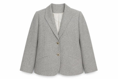 Womens UK Size 16 Ann Harvey Regular Grey Blazer