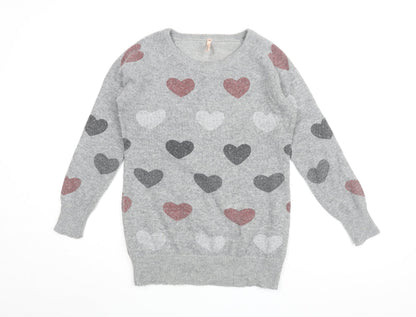 Womens UK Size M Sweewë Grey Pullover Jumper
