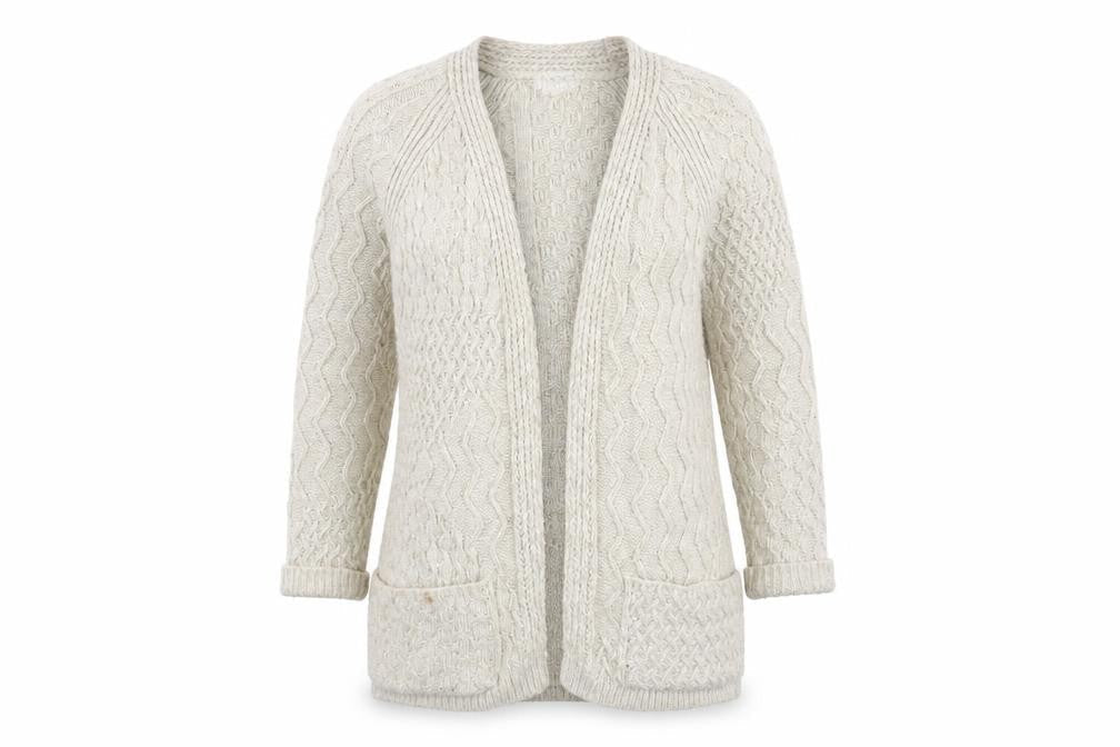Womens UK Size 10 NEXT Beige Cardigan Jumper