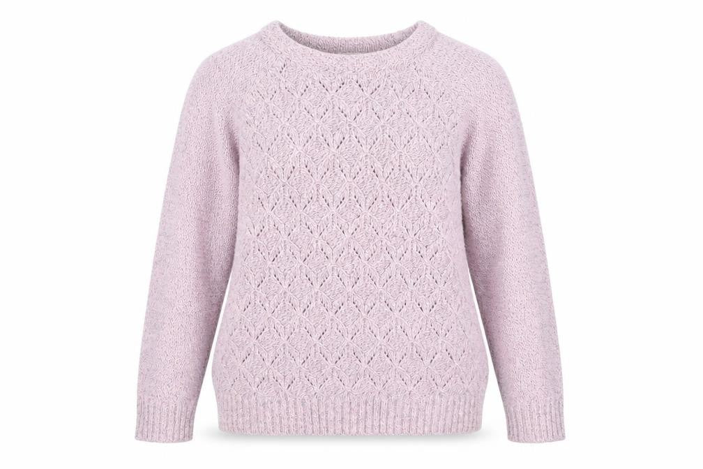 Womens UK Size 14 Damart Pink Pullover Jumper