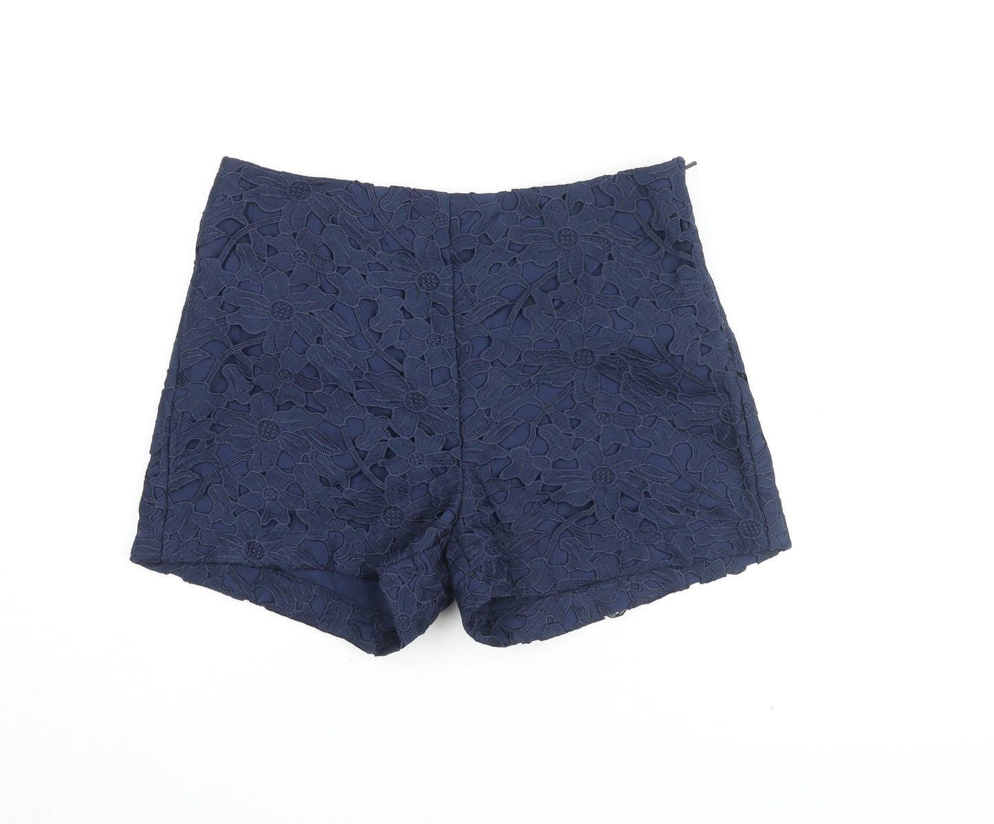 Mango Women's Blue Culotte Shorts, Size 10