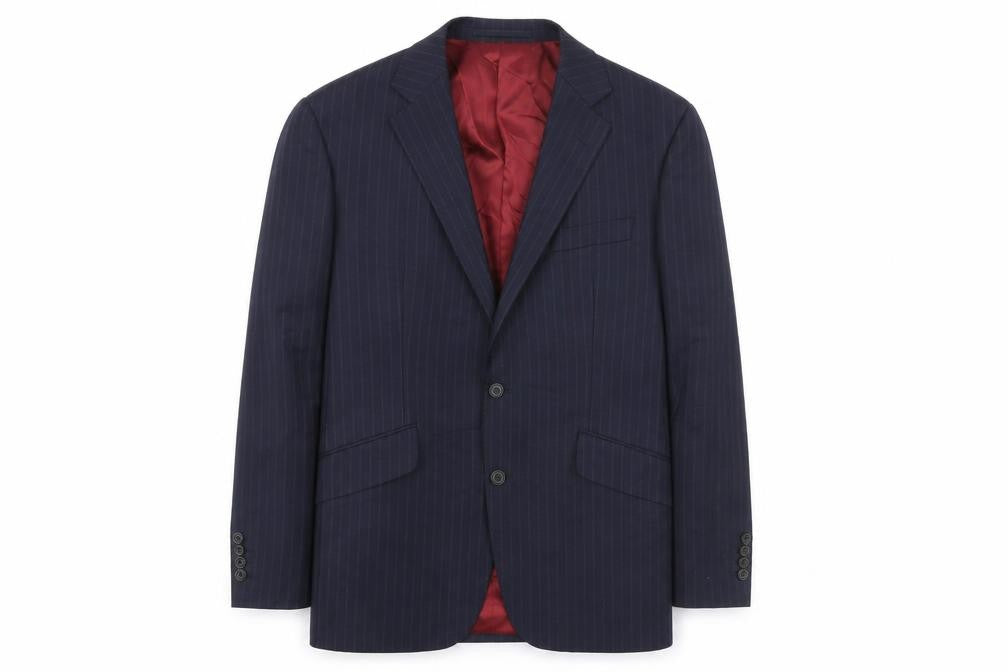Mens UK Size 40 Marks and Spencer Regular Blue Suit Jacket