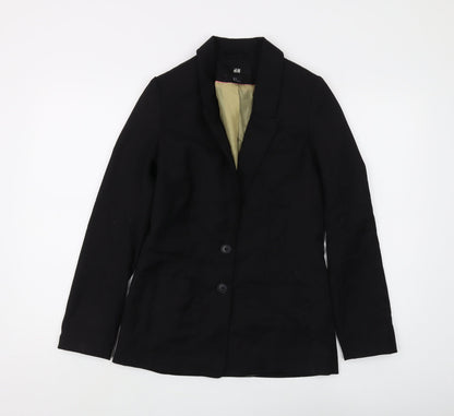 H&M Black Women's Slim Suit Jacket Size 4