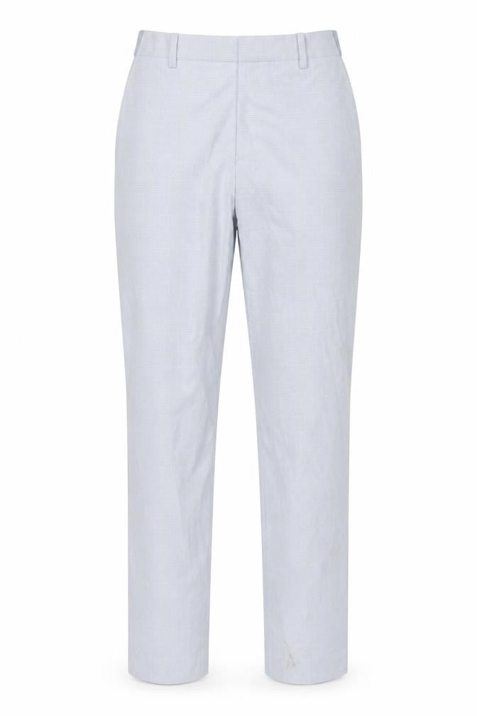 Womens UK Size S Uniqlo Regular Fit Dress Pants Blue Trousers