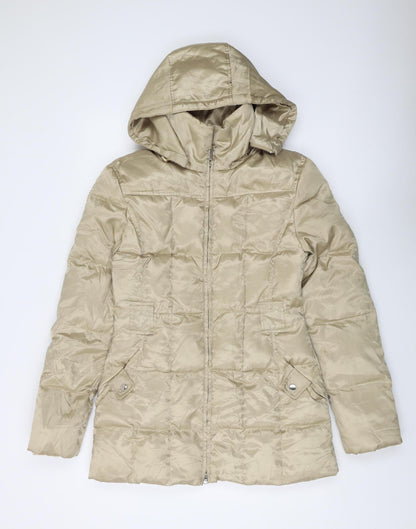 Womens UK Size S Marvin Richards Beige Puffer Jacket