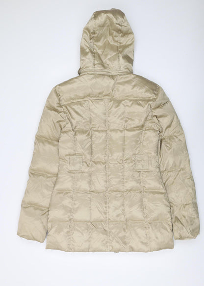 Womens UK Size S Marvin Richards Beige Puffer Jacket